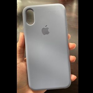 Apple phone case iPhone X purple silicone